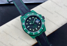 How about the craftsmanship of the new color scheme, the VS factory Submariner DIW carbon fiber Green Demon/Red Demon?-Bokey Time
