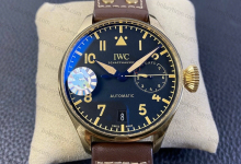 How is the craftsmanship and quality of the ZF Factory's replica watch of the IWC Big Pilot's Watch Heritage Bronze 
