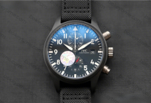 ZF Factory IWC Pilot's TOP-GUN Naval Air Force IW389001 Black Ceramic Chronograph-Bokey Time