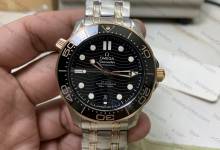 How is the workmanship of the OR Factory Omega new Seamaster 300m Rose Gold and Black Dial Watch?-Bokey Time