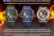 New Product Introduction: RS Factory Audemars Piguet Royal Oak Offshore 26405 Colorful Ceramic Chronograph-Bokey Time