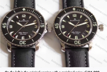 What are the flaws and differences between the ZF Factory Blancpain Fifty Fathoms 5015 and the genuine original?-Bokey Time