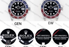 High cost-effectiveness! How does the EW Factory Rolex GMT-Master II Pepsi Bezel compare to the authentic model?-Bokey Time