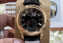 Custom 18K Gold-Plated Patek Philippe 5205 – Exclusive Luxury Upgrade-Bokey Time