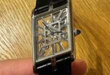 Cartier Tank Skeleton Square Watch Contemporary Geometric Design with Hollow Dial and Mechanical Movement-Bokey Time
