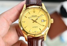 Rolex New Release 40mm Classic Series Men’s Watch Japanese Movement Sapphire Crystal Leather Strap Edition-Bokey Time