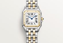 Panthère de Cartier Inspired Medium 27mm Quartz Watch – Elegant Steel & Sapphire Edition-Bokey Time