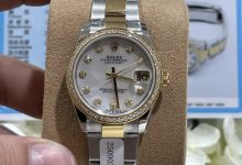 18K Gold-Plated Diamond Custom Datejust 31mm Luxury Modification Natural South African Diamonds High-End Jewelry Craftsmanship-Bokey Time