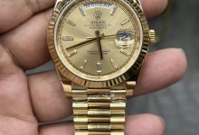 DNF Rolex Day-Date 40mm Yellow Ice Sugar DD Super Weighted Edition 216g-Bokey Time
