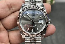 VS Rolex Datejust V2 Upgrade 41mm Grey Dial Edition Cal.3235 Automatic-Bokey Time