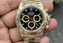 CBD Rolex New Daytona 40mm Black Gold Bracelet Daytona Super Weighted 218g-Bokey Time