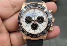 CBD Rolex Daytona 40mm Rose Gold Rubber Strap Meteorite Dial Daytona Super Weighted 154g-Bokey Time