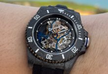 Custom Submariner Carbon Fiber White Quartz Edition Skeleton Dial Royal Blue Accents 3135 Movement Modified Diver Watch-Bokey Time