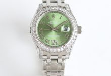 TW Factory Rolex Pearlmaster 34mm PZ1 Edition 904L Steel Automatic Ladies Luxury Watch-Bokey Time