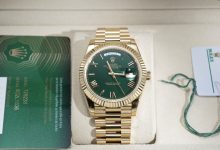 Rolex Day-Date “Casino Green” Presidential Gold Edition-Bokey Time