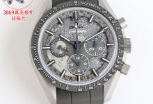Omega Speedmaster “Moon Grey” OB2 Edition – Dual Moon Surface Chronograph-Bokey Time
