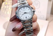 Patek Philippe Nautilus 7118 Ladies Diamond Elegant Silver Bracelet Watch 35mm-Bokey Time