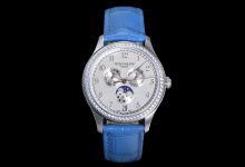 Ladies Annual Calendar Inspired Luxury Watch 38mm Elegant Diamond Set Design-Bokey Time