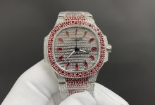 Ladies Nautilus 7118 Full Diamond Luxury Watch Ruby Sapphire Emerald Limited Edition 35mm-Bokey Time