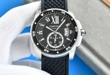 Cartier Calibre Diving Series Watch Sport Luxury Design with Stainless Steel Case and Automatic Mechanical Movement-Bokey Time