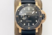 Panerai PAM1070 “Black & Gold” 44mm Automatic Watch – Carbon Fiber Edition-Bokey Time