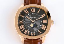 Cartier Drive de Cartier Moonphase Watch Elegant Cushion Case Design with Mechanical Movement-Bokey Time