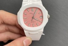 AET-Style Ceramic Sport Watch Cherry Pink Dial-Bokey Time