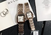 Cartier Vintage Santos Collection Classic Elegant Square Design Women’s Quartz Timepiece-Bokey Time