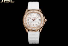 Aquanaut-Style Women’s Quartz Watch 5067A Inspired Design – Tropical Rubber Strap, Crystal Bezel, Swiss Quartz Movement-Bokey Time