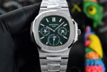 Nautilus 5740 Style Perpetual Calendar Watch 40mm – Green Dial, Full Function Display, Automatic Movement, Stainless Steel Bracelet-Bokey Time
