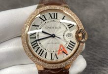 42mm Classic Round Automatic Watch – Stainless Steel Case with Premium Custom Leather Strap-Bokey Time