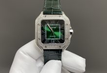 Santos-style Quick-Release Leather Strap Watch (2024 Updated Version)-Bokey Time