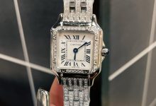 Cartier Panthère Watch – Full Diamond Edition with Multiple Dial Options-Bokey Time
