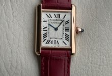 Cartier Tank WGTA0011 Large Model – Red Gold Case Leather Strap Quartz Watch-Bokey Time