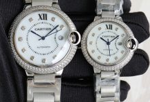 Cartier Ballon Bleu V8 Edition – 42mm / 33mm Automatic Mechanical Watch-Bokey Time