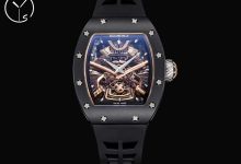 RICHARD MILLE RM47 Black Ceramic Skeleton Tourbillon Watch-Bokey Time
