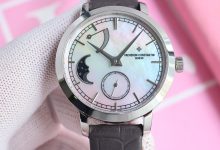 Vacheron Constantin Traditionnelle 36mm Moon Phase White Mother-of-Pearl Dial Watch-Bokey Time