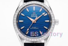 Omega Seamaster Aqua Terra 150M Ladies Mechanical Watch – 34mm Elegant Black Balance Edition-Bokey Time