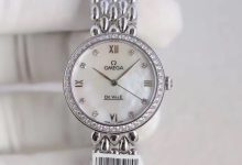 Omega De Ville Elegant Women’s Watch – Mother-of-Pearl Dial 32.7mm Mechanical Edition-Bokey Time