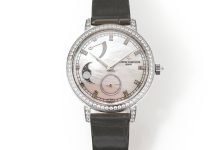 Vacheron Constantin Traditionnelle 36mm White Gold Diamond Moon Phase Watch-Bokey Time
