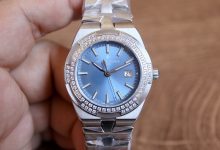Vacheron Constantin Overseas 33mm Quartz Diamond Set Women’s Watch Quick-Release Strap Edition-Bokey Time