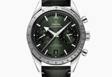 Omega Speedmaster ’57 Burgundy Chronograph – 40.5mm Vintage Racing Edition-Bokey Time