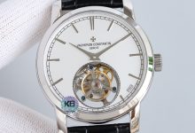 Vacheron Constantin Traditionnelle Tourbillon Green Dial White Gold Watch-Bokey Time