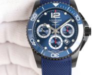 Longines Conquest Black Chronograph Sport Watch Overview-Bokey Time