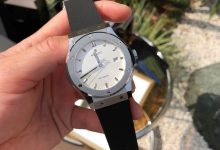 Hublot Black Titanium Opal Dial Skeleton Sport Luxury Watch 42mm Model 542 NX 2611 LR-Bokey Time