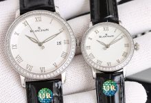 Blancpain 6551-1127-55B Classic Couple Dress Watch – Enamel Dial Elegance-Bokey Time