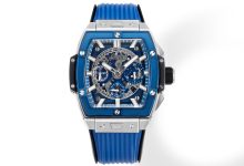 Hublot Spirit of Big Bang Skeleton Chronograph Watch Titanium Resin Barrel Case Racing Inspired Luxury Timepiece-Bokey Time
