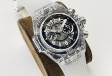Hublot Big Bang Fully Skeleton Chronograph Watch 411.JX.4802.RT Transparent Case Luxury Edition 45mm-Bokey Time