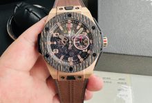 Hublot Big Bang Carbon Fiber Chronograph Watch HUB1241 Automatic Movement Ferrari Inspired Racing Edition 45mm-Bokey Time