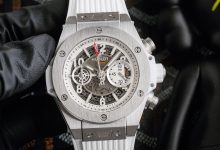 Hublot Big Bang Chronograph Watch 411.NM.1170.RX Titanium Ceramic Case Manual Winding 7750 Based HUB1241 Unico Style Movement 45.5mm Luxury Sports Edition-Bokey Time
